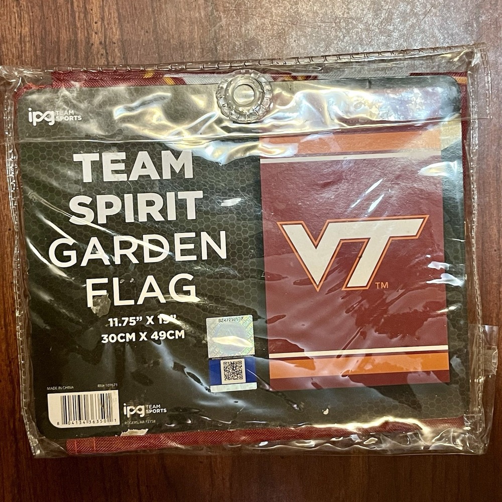 VA Tech‎ Hokies VT Logo Garden Flag (11.75"x19")